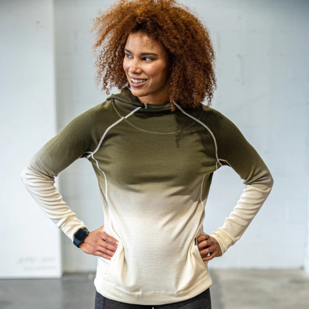 Merino wool hoodie